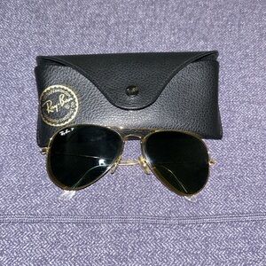 Ray-Ban Classic Gold Frame Sunglasses